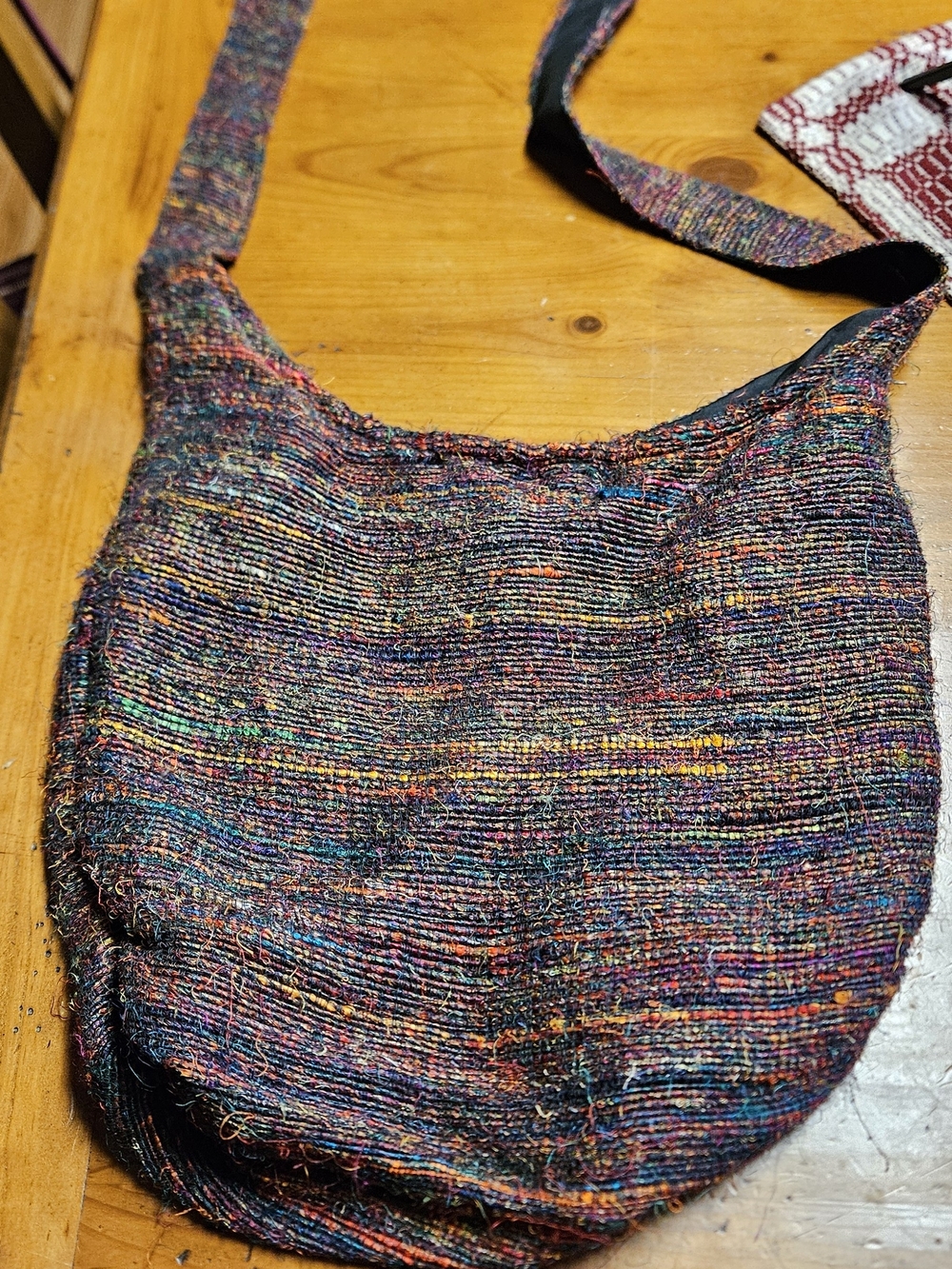 Handwoven Multicolor Rustic Crossbody Bag